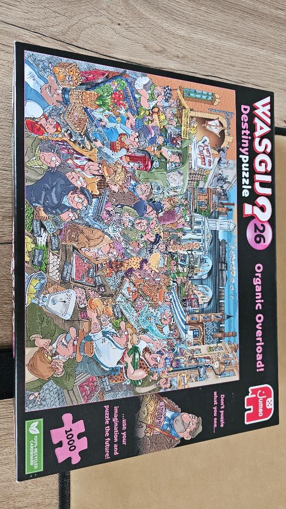 Wasgij puzzel 1000 st - 8€, Enlèvement, 500 à 1500 pièces, Comme neuf, Puzzle