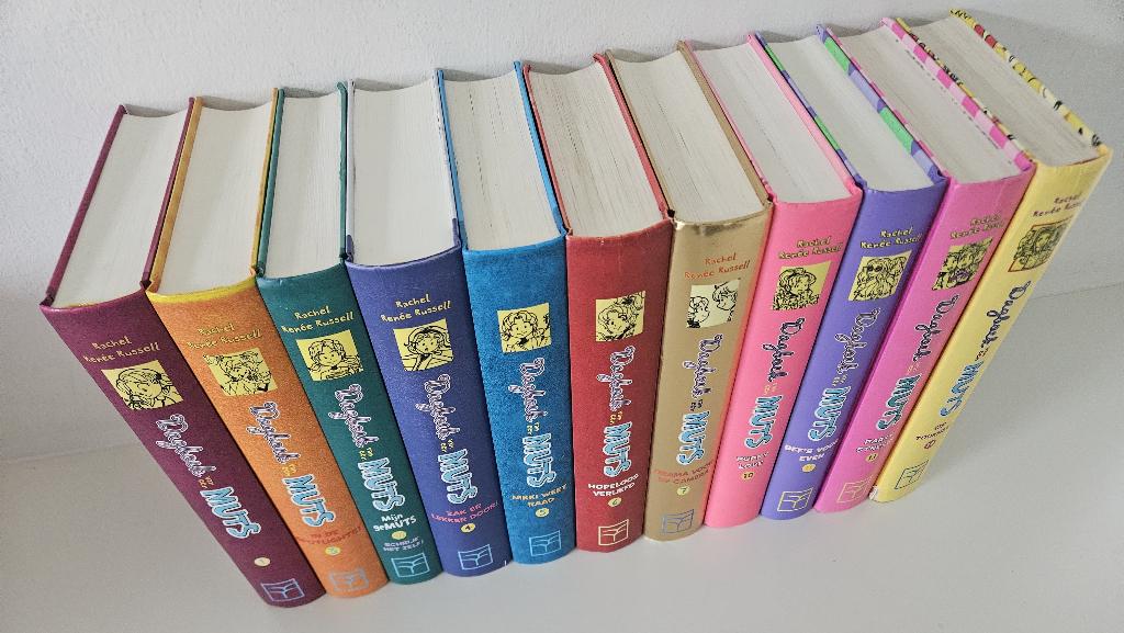 11 jeugdboeken Dagboek van een Muts, Boeken, Ophalen of Verzenden