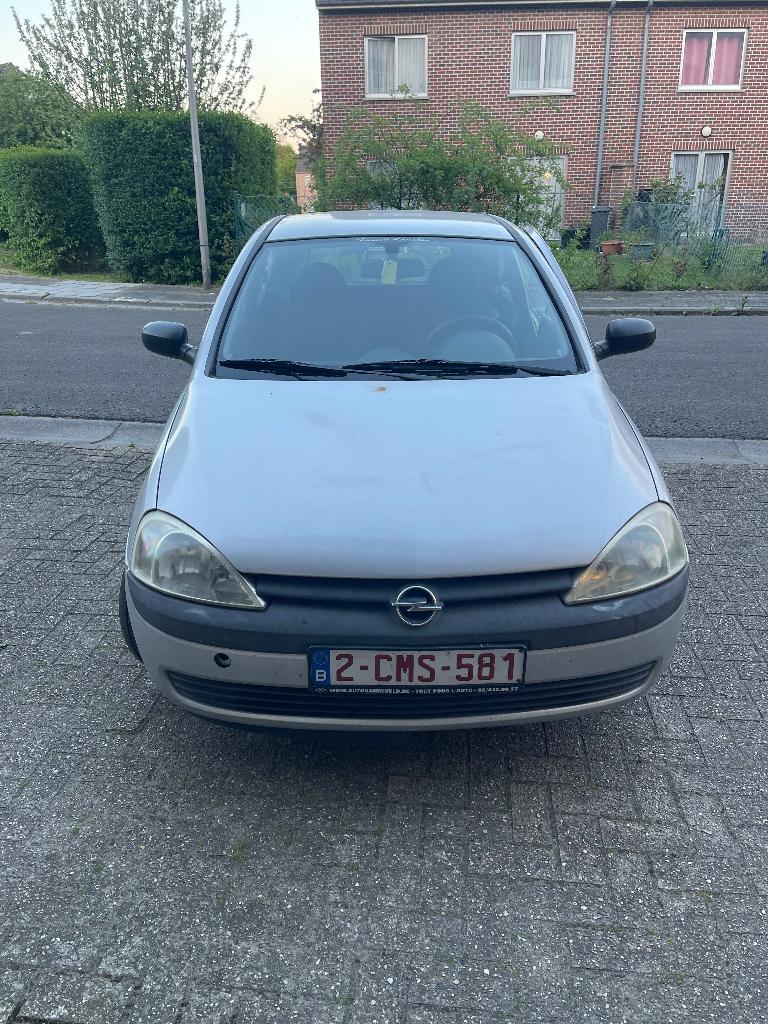 Opel corsa 1.2 essence 2002, Auto's, Voorwielaandrijving, Zwart, 1199 cc, Particulier