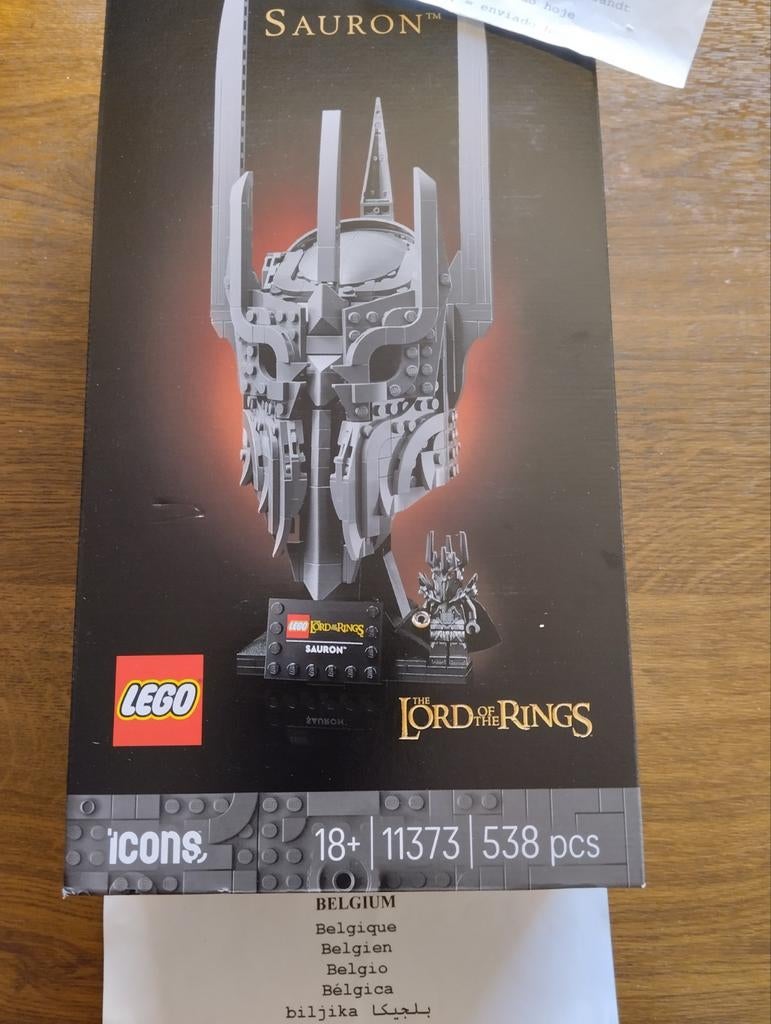 1x Lego 11373 Le Seigneur des Anneaux, le casque de Sauron, Enfants & Bébés, Jouets | Duplo & Lego, Neuf, Lego, Overige thema's