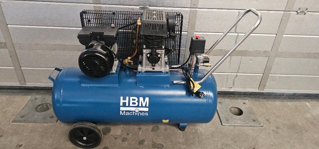 Compresseur 3 CV - 100 litres HBM - Entraîné par courroie, Enlèvement ou Envoi, Comme neuf