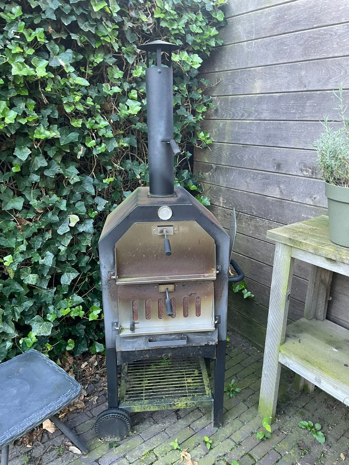 Pizza oven, Enlèvement, Utilisé
