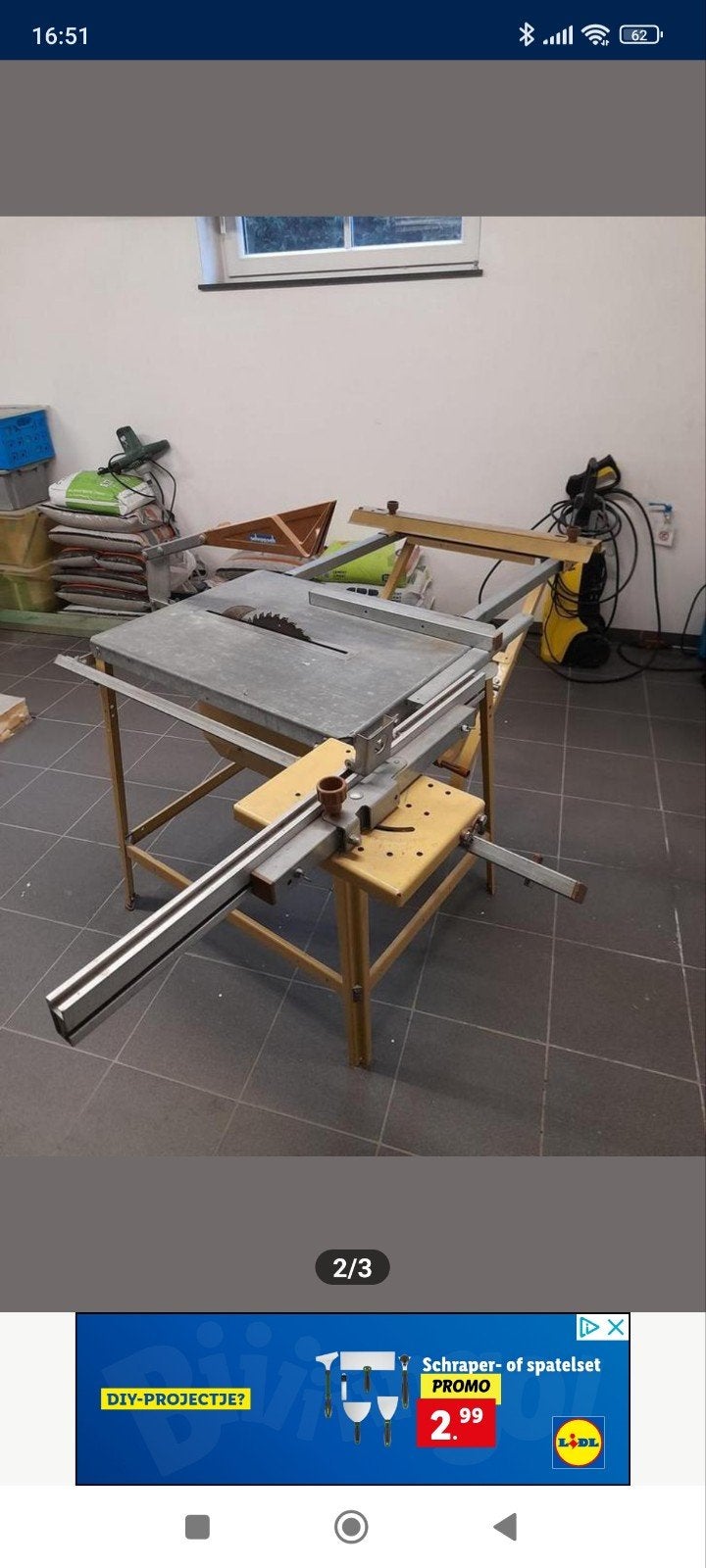 très belle scie à table/scie à panneaux Scheppach, Bricolage & Construction, Outillage | Scies mécaniques, Enlèvement, Comme neuf