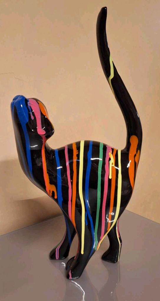 Statuette "Chat spalsh", Antiquités & Art, Enlèvement