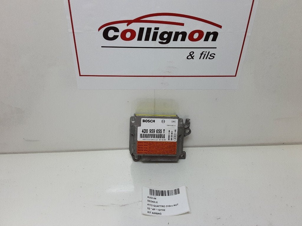 COMPUTER AIRBAG Audi A8 (D2) (01-1994/09-2002) (4D0959655T), Gebruikt, Mevr. I. Hauben, Audi, Rue de l'Espoir 34 34
4030  GRIVEGNÉE, BE