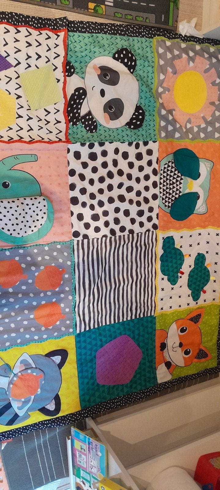 Multi activiteit sensprische speelmat infantino, Kinderen en Baby's, Ophalen, Zo goed als nieuw