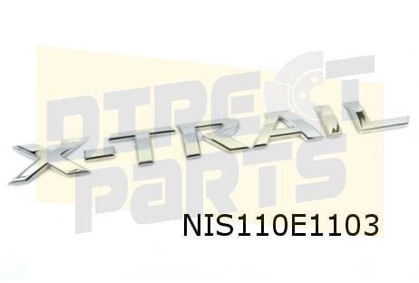 Nissan X-trail achterklepembleem tekst ''X-trail'' Origineel, Neuf, -, -, -