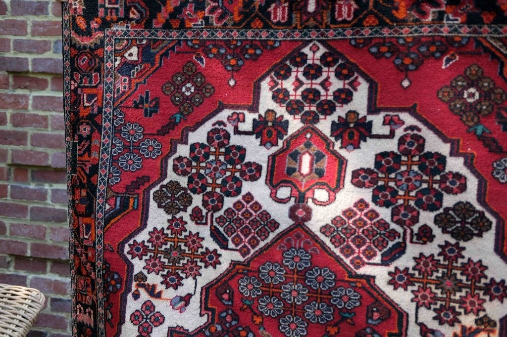 Tapis oriental de style persan – médaillon géométrique, Maison & Meubles, Ameublement | Tapis & Moquettes, Rouge, 200 cm ou plus
