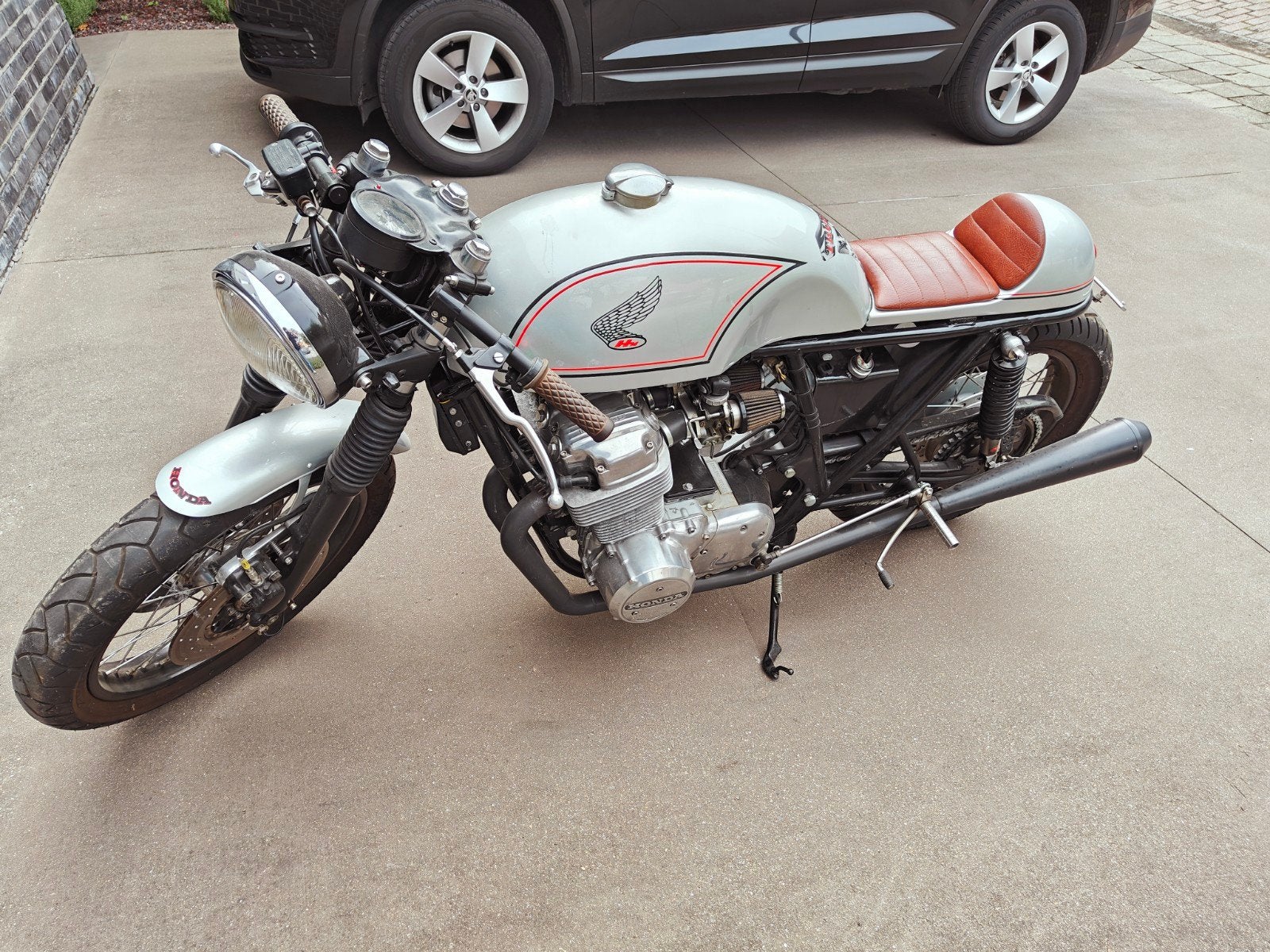 Caféracer Honda CB 1978: afhalen week 29 juni tem 4 juli, Motoren