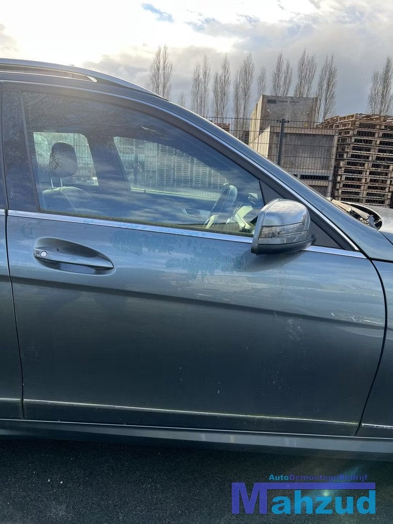 MERCEDES C S204 Groen 779 rechts voor deur 2011-2013, Auto-onderdelen, Gebruikt, Mercedes-Benz AG, Deur, Mercedes-Benz