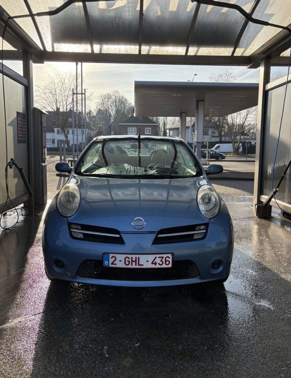 Nissan Micra Cabrio, Auto's, Voorwielaandrijving, 4 zetels, Stof, Zwart
