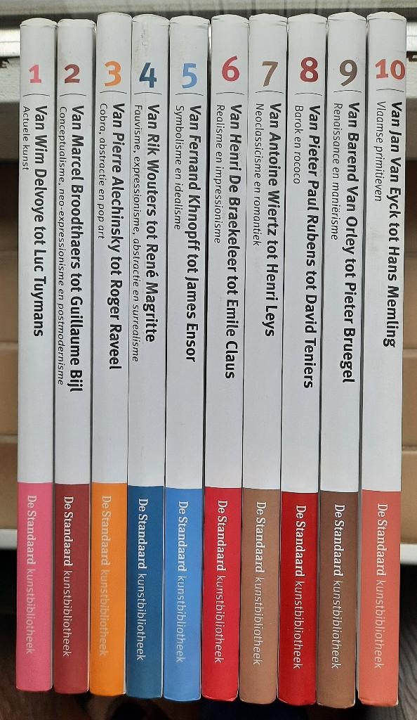 600 jaar Belgische kunst in 500 kunstwerken : 10 delen, Boeken, Ophalen of Verzenden, Gelezen
