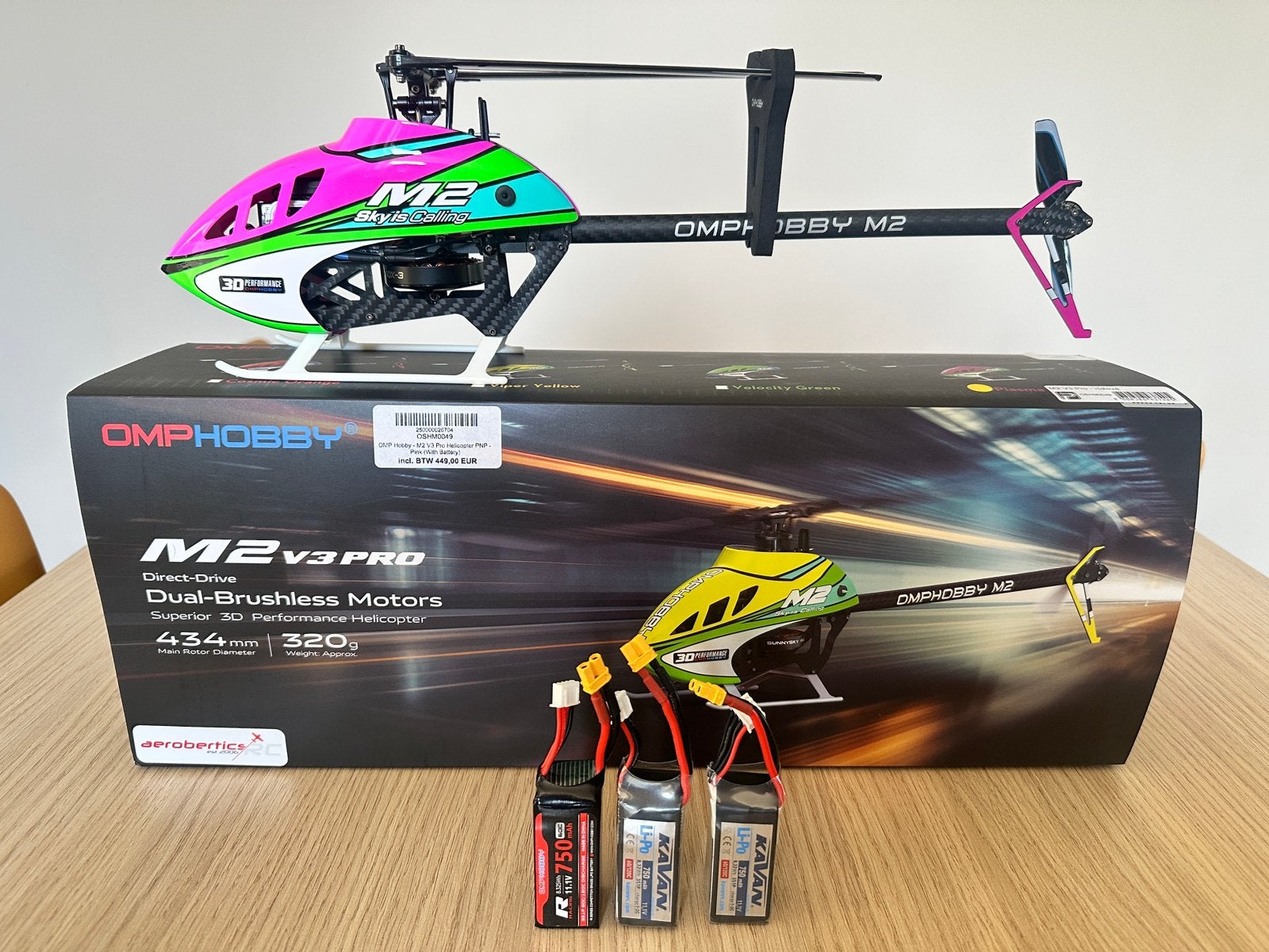 OMP hobby M2 v3 pro, Hobby en Vrije tijd, Modelbouw | Radiografisch | Helikopters en Quadcopters, Ophalen of Verzenden, Zo goed als nieuw