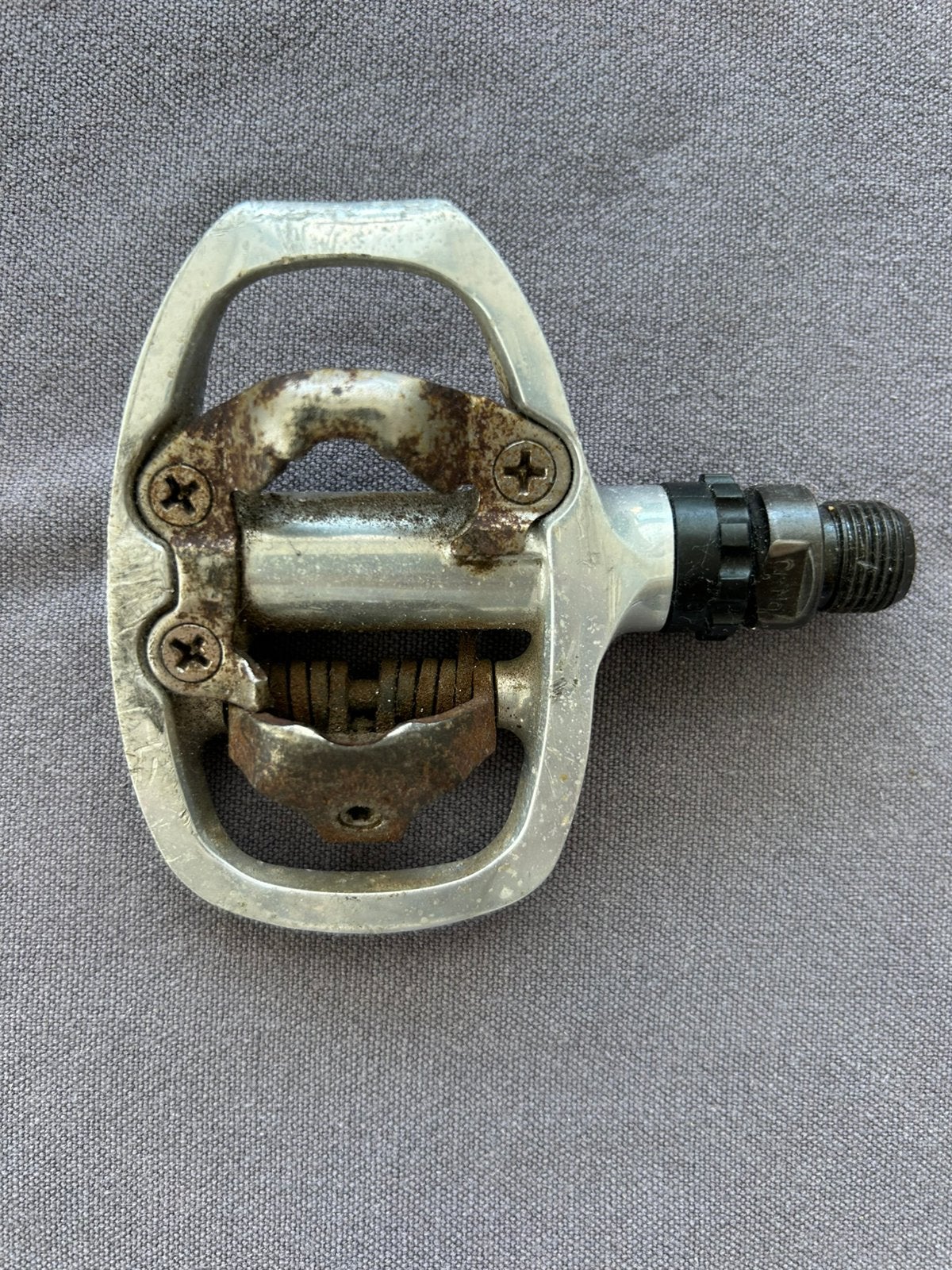 Shimano PD-A520 klikpedalen, Gebruikt, Staal, Mountainbike, Ophalen