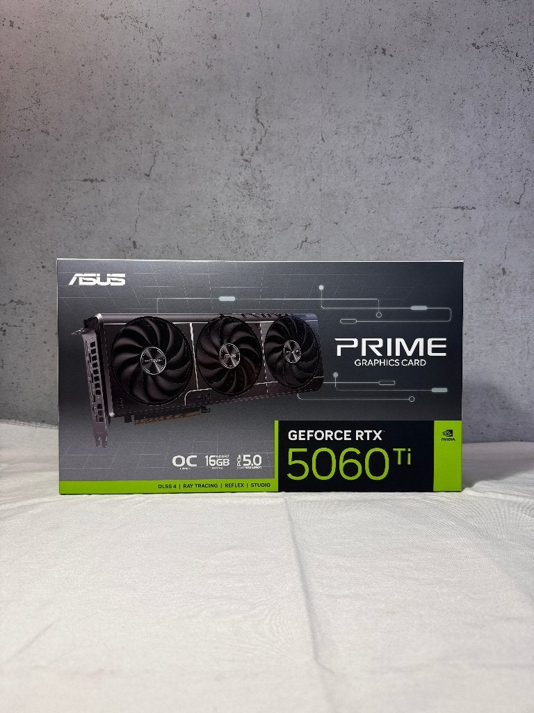 RTX 5060 ti 16gb ASUS prime oc, Computers en Software, Videokaarten, Ophalen, GDDR6, Nieuw, HDMI