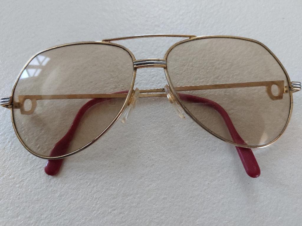 Cartier vintage zonnebril, Handtassen en Accessoires, Zonnebrillen en Brillen | Heren, Overige merken, Gebruikt, Overige kleuren