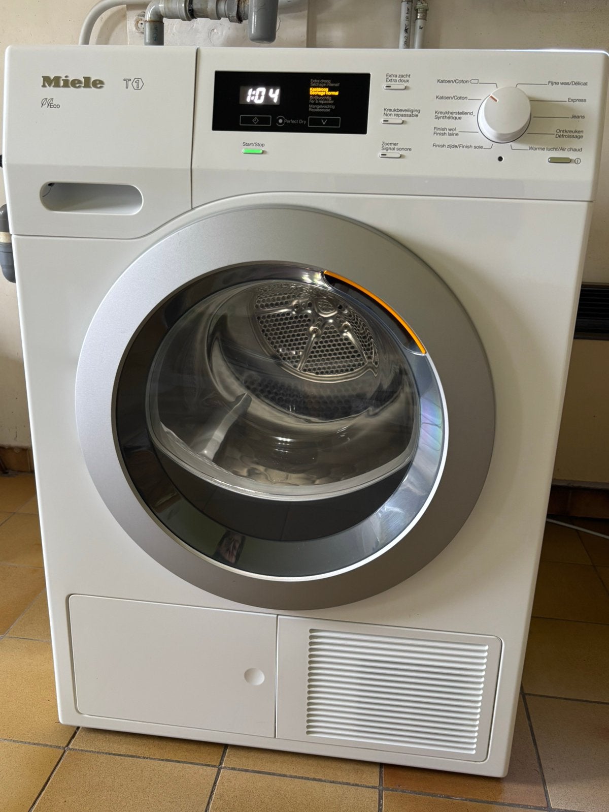 sèche-linge à pompe à chaleur Miele TKB 650 WP Eco T1 8 kg, 6 à 8 kg, Enlèvement, Comme neuf