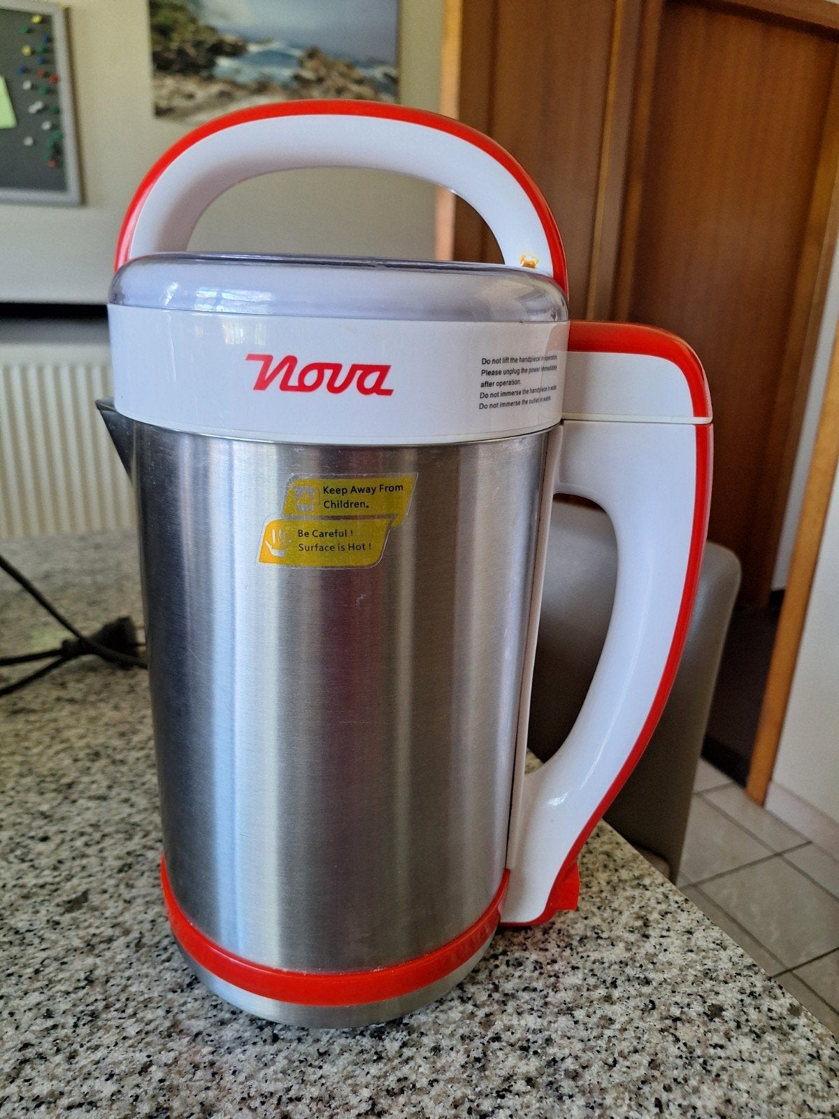 Nova Soup Maker Soepmaker RVS 1,6L, Ophalen