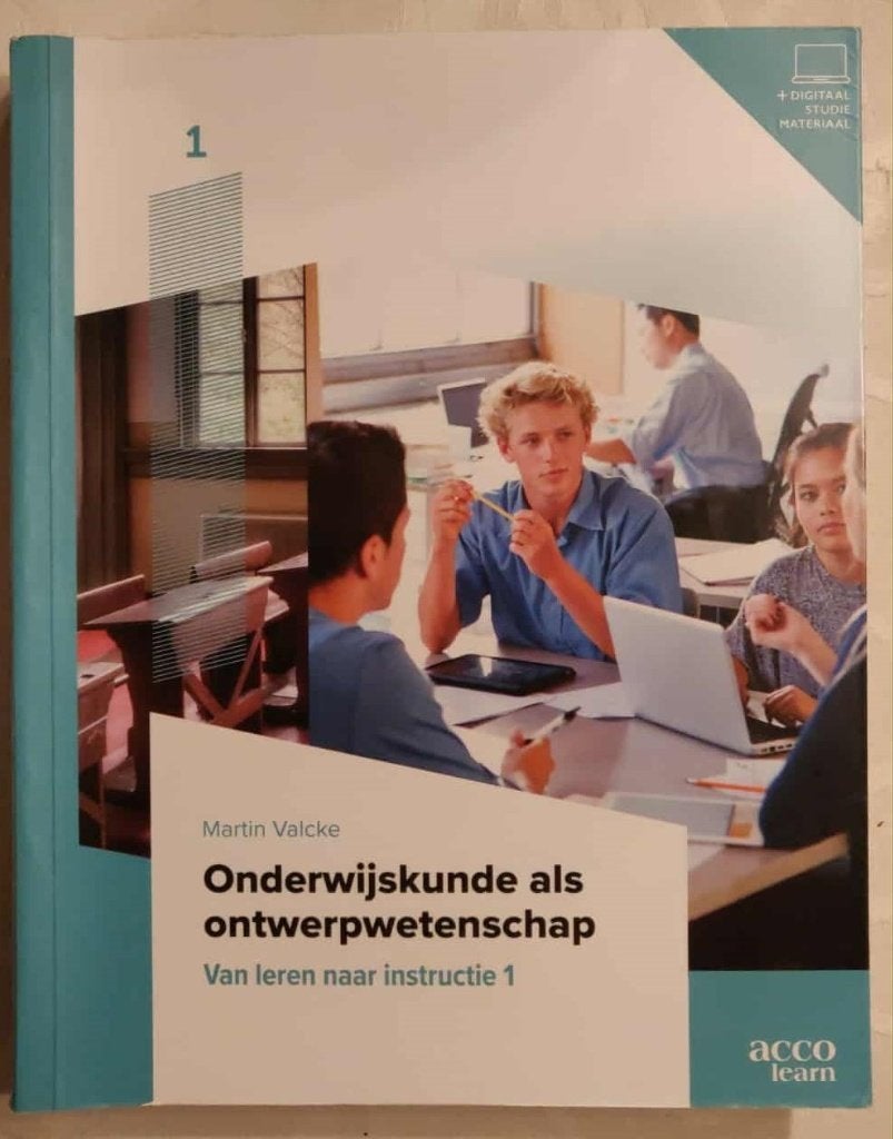 Onderwijskunde als ontwerpwetenschap, Boeken, Ophalen, Zo goed als nieuw, Overige niveaus, Acco