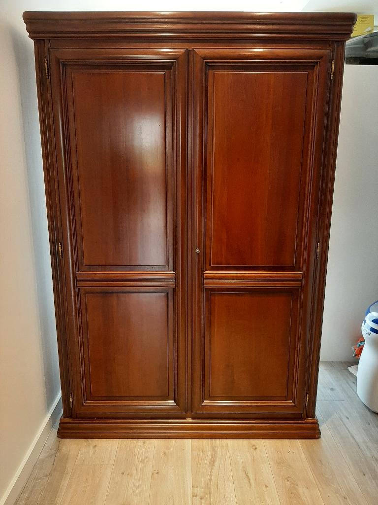 Meubels, Huis en Inrichting, Kasten |Televisiemeubels, Ophalen, 100 tot 150 cm, Merisier, Zo goed als nieuw