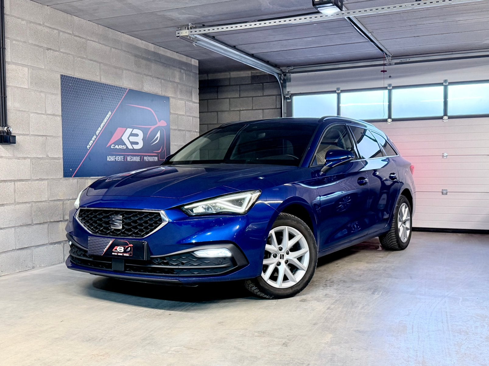 Seat Leon Sportstourer • 2021 • 78.000 Kms • 1.5 TFSI 130CV, Achat, Euro 6, Noir, 5 portes