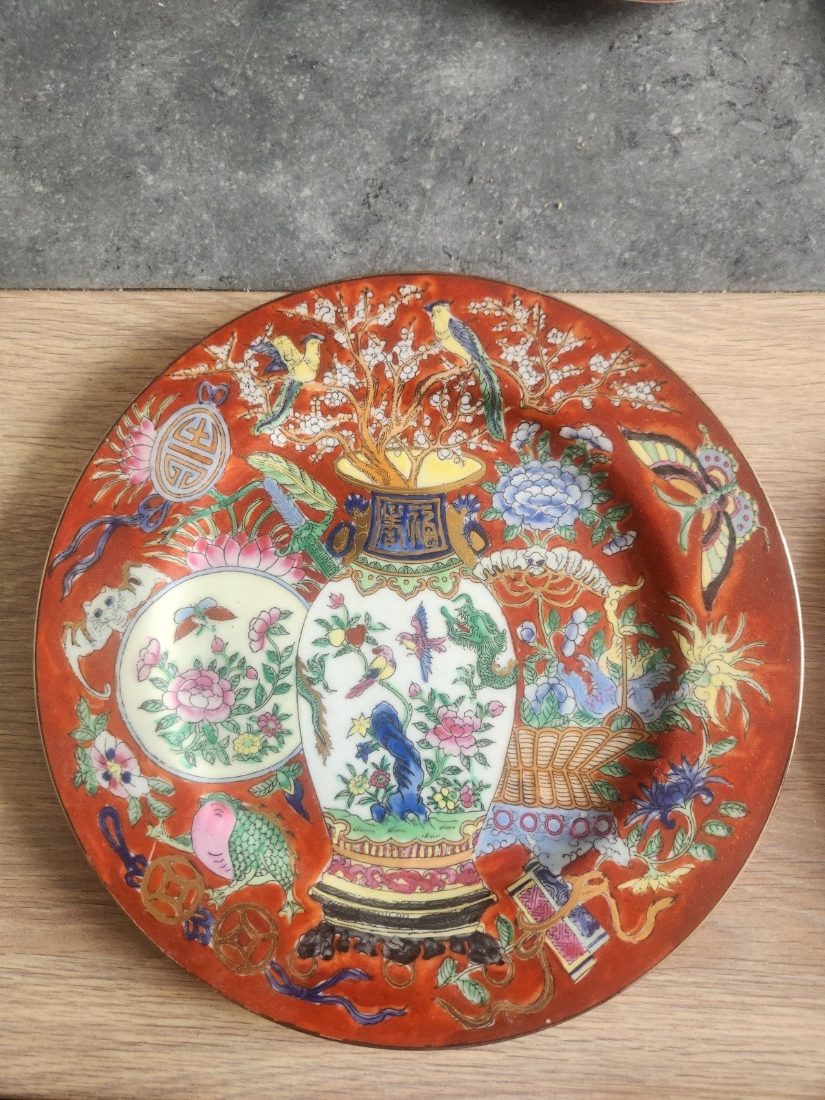 Lot Chinese borden, Ophalen