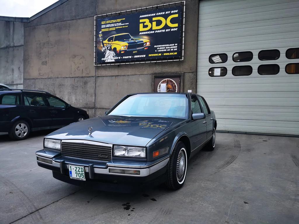 Cadillac Seville fwd (bj 1987, automaat), Auto's, 4 deurs, Zwart, Leder, 4100 cc