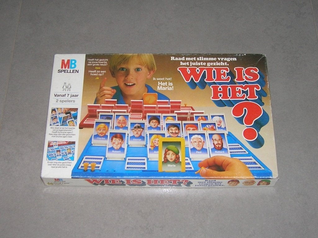 Spel: WIE IS HET ? Original, Hobby en Vrije tijd, Gezelschapsspellen | Overige, Een of twee spelers, Ophalen, Zo goed als nieuw