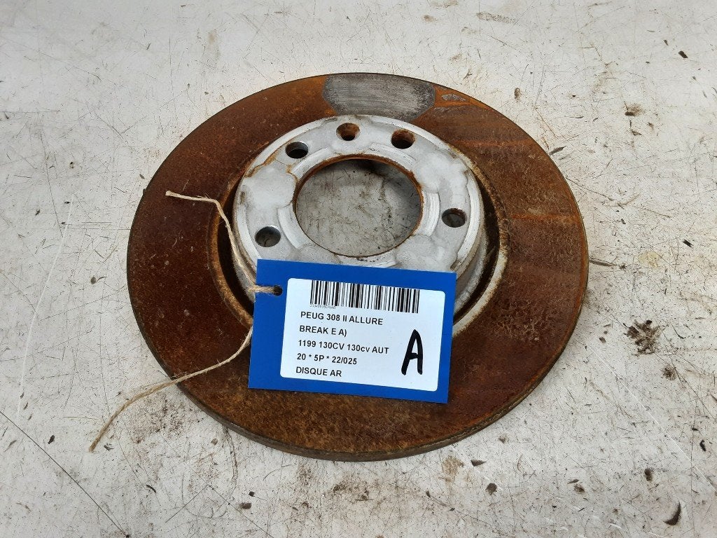 REMSCHIJF ACHTER Peugeot 308 SW (L4 / L9 / LC / LJ / LR), Gebruikt, Peugeot