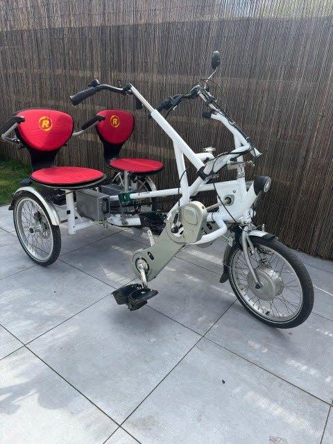 A vendre : Vélo électrique double Van Raam Fun to Go, Vélos & Vélomoteurs, Vélos | Tricycles, Utilisé, Enlèvement ou Envoi