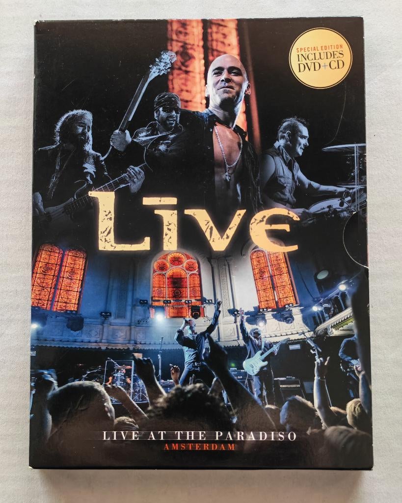 LIVE - Live at the Paradiso Amsterdam (DVD + CD), Alle leeftijden, Verzenden, Zo goed als nieuw, Muziek en Concerten