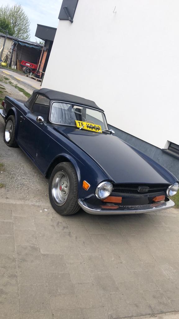 Triumph TR6, Blauw, Triumph, Handgeschakeld, Te koop
