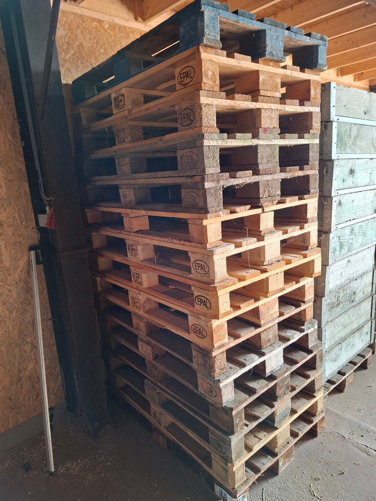 Europalletten/houten bakken, Bricolage & Construction, Enlèvement, Épicéa, Palette