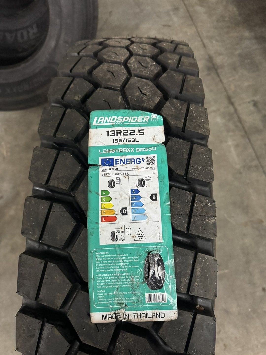 1x Landspider Longtraxx DR330 13 R22.5 156/153L Nieuw, Ophalen, -, -, Nieuw