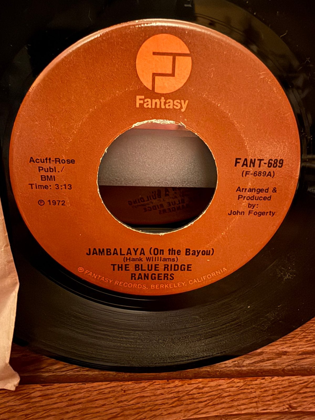Jambalaya (Sur le Bayou) - Travailler sur un bâtiment, CD & DVD, Pressage original, Enlèvement ou Envoi, 7 inch, Comme neuf