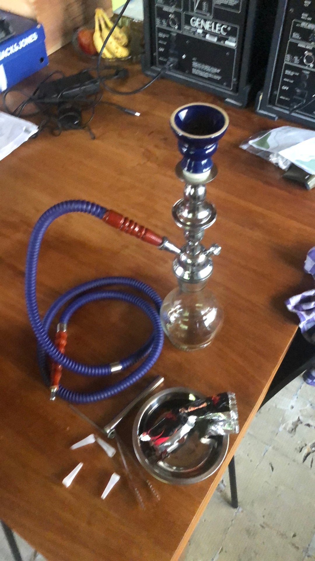 Waterpijp, Ophalen, (Water)pijp