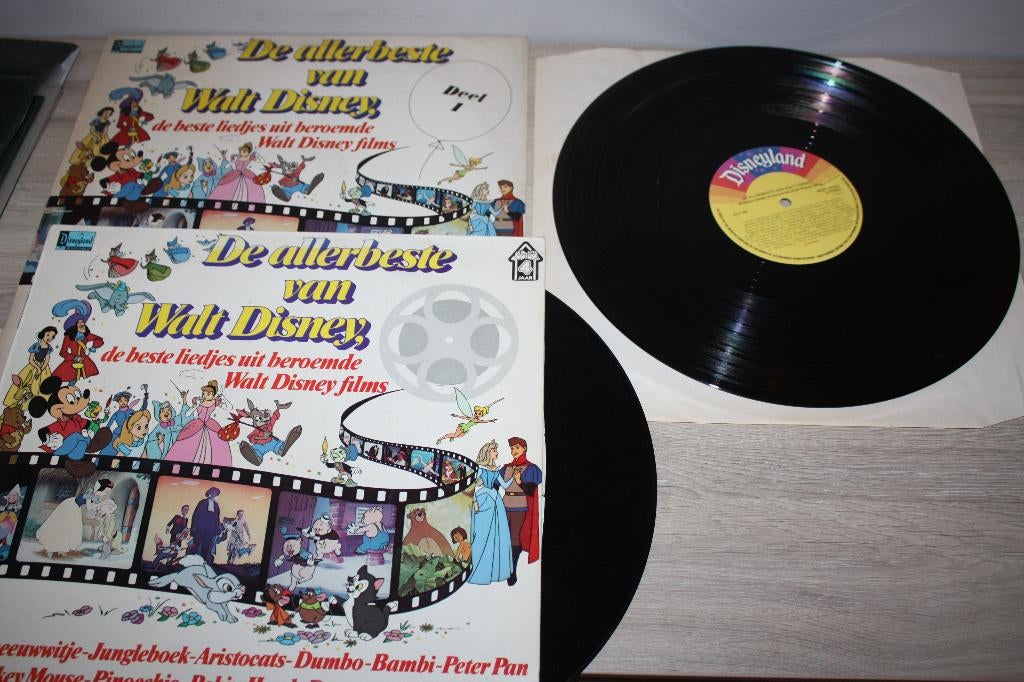 Langspeelplaat , De allerbeste van Walt Disney , 1976, Verzamelen, Ophalen of Verzenden, Overige figuren, Gebruikt, Overige typen