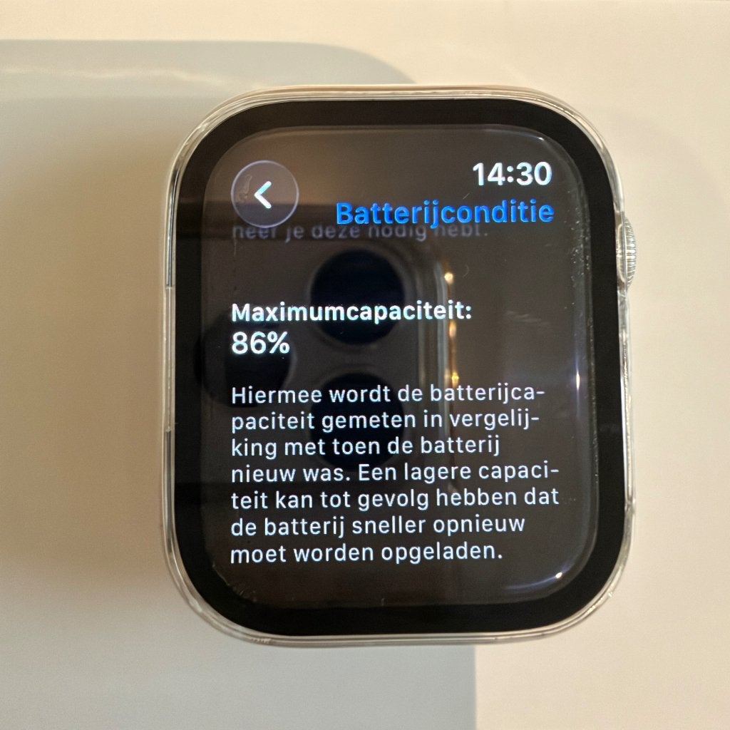 Apple Watch Series 8 45 mm Starlight + accessoires, Ophalen, Groen