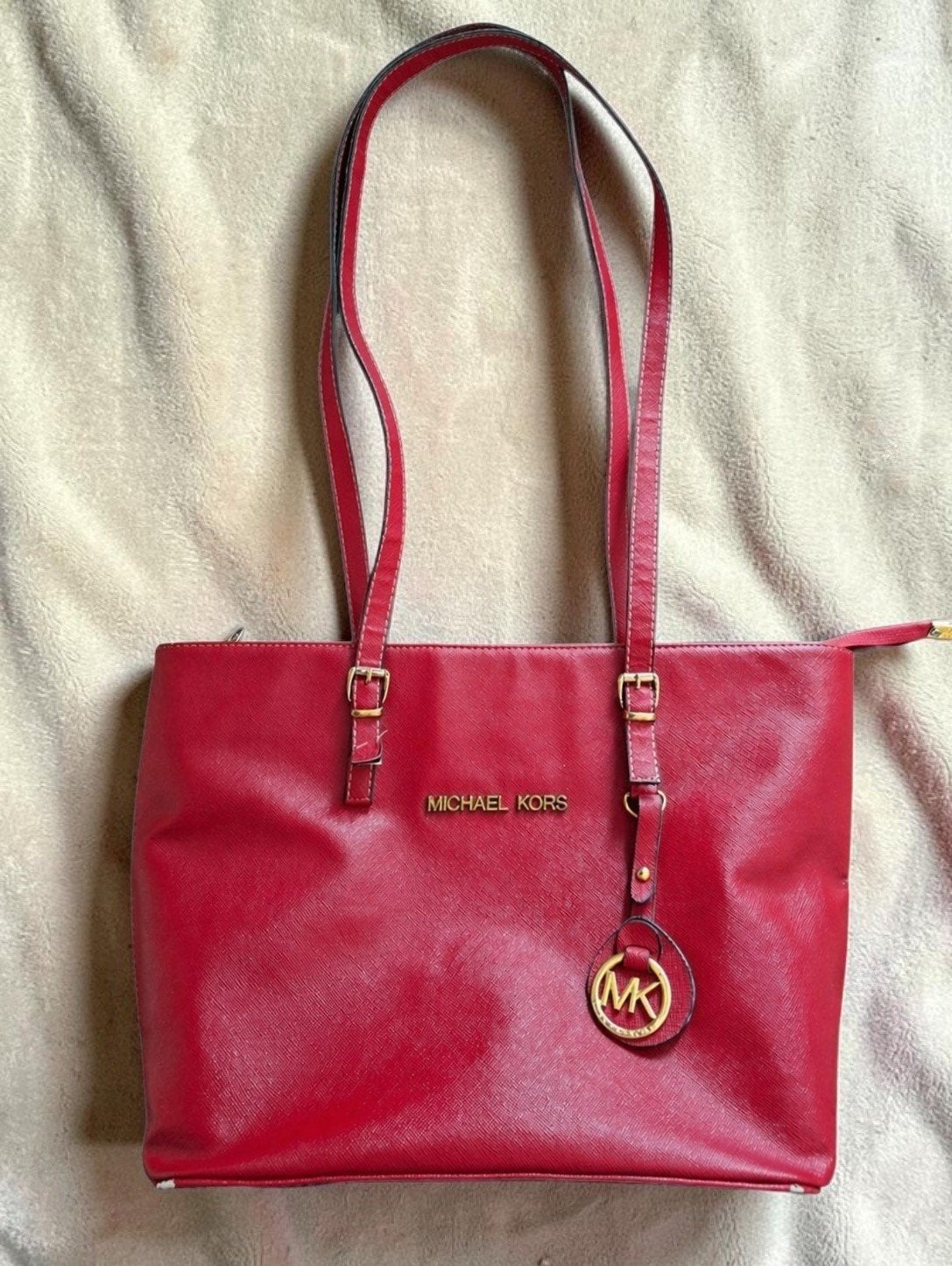 Michael Kors Handtas / Schoudertas, Ophalen, Gebruikt, Rood, Handtas