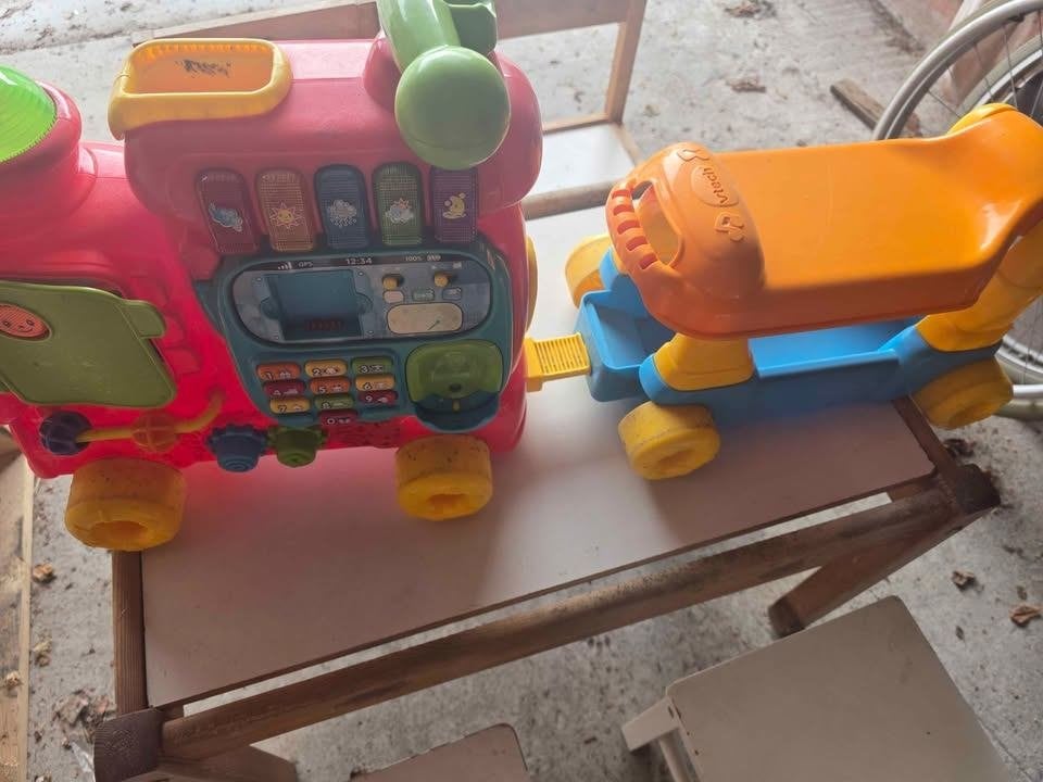 Vtech trein, Ophalen, Gebruikt, 6 maanden tot 2 jaar