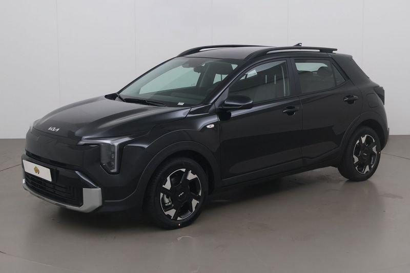 KIA Stonic 1.0 t pulse 100 AT, Auto's, Automaat, Gebruikt, Zwart, Overige bekleding