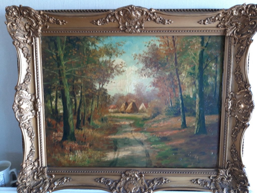 schilderij " Afrikaans landschap "MULLER, Ophalen