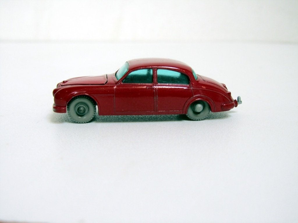 Jaguar 3,4 Litre 65b GPW 1962 Lesney Matchbox Regular Wheels, Ophalen of Verzenden, Zo goed als nieuw, Auto, Matchbox