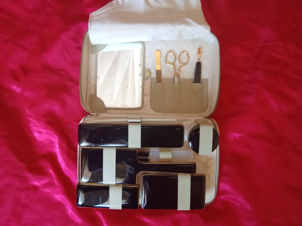 Trousse de voyage 1960, Ophalen, Zo goed als nieuw, Beige, Heer of Dame