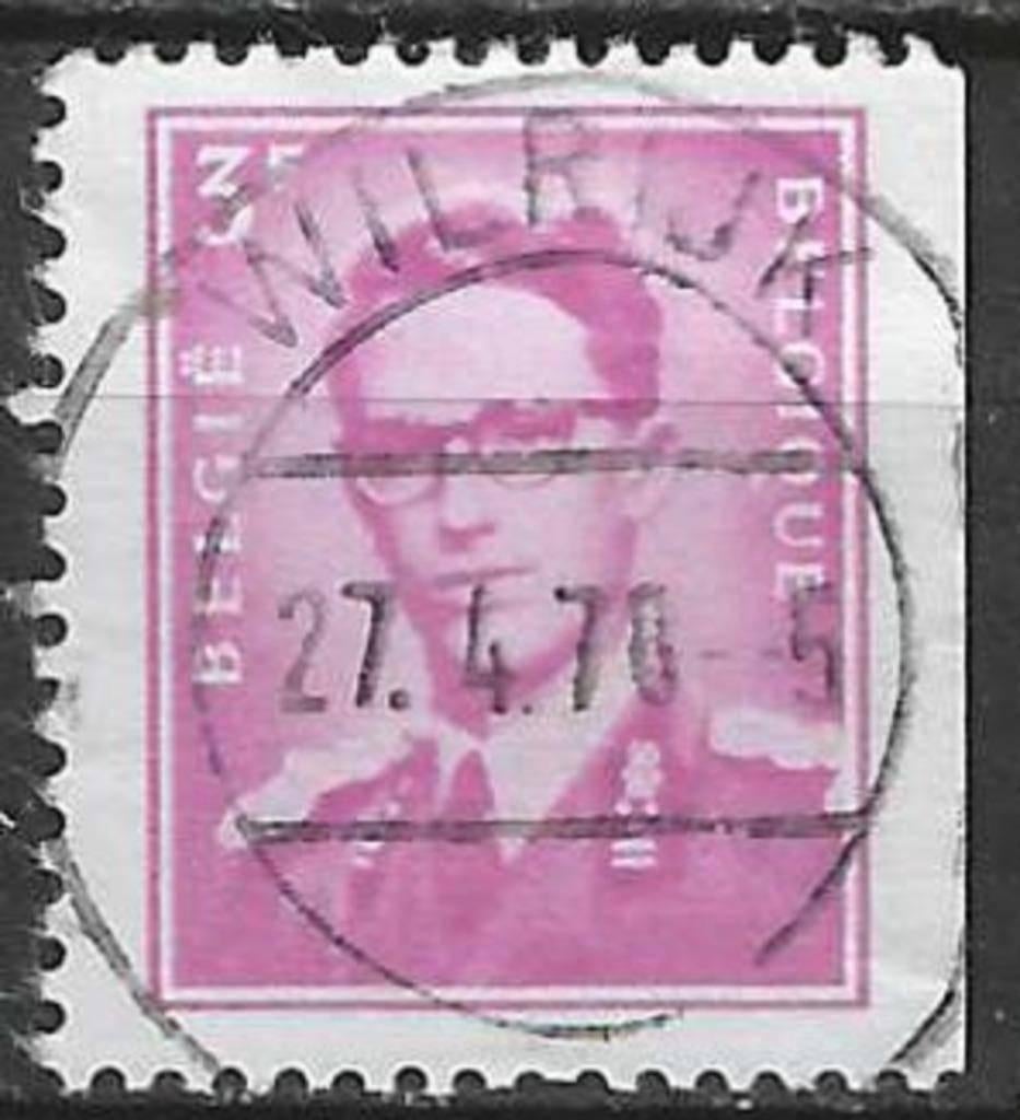 Belgie 1969 - Yvert 1485 /OBP 1485 R - Koning Boudewijn (ST), Verzenden, Gestempeld, Gestempeld, Koninklijk huis