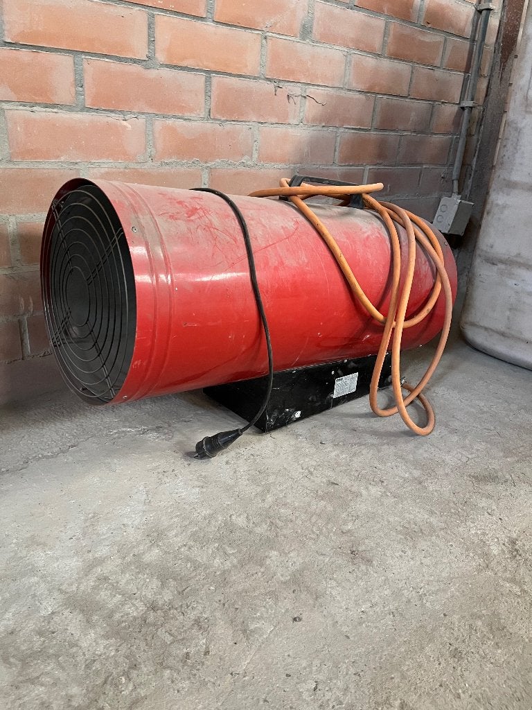 Heteluchtkannon, Doe-het-zelf en Bouw, Verwarming en Radiatoren, Ophalen, Gebruikt