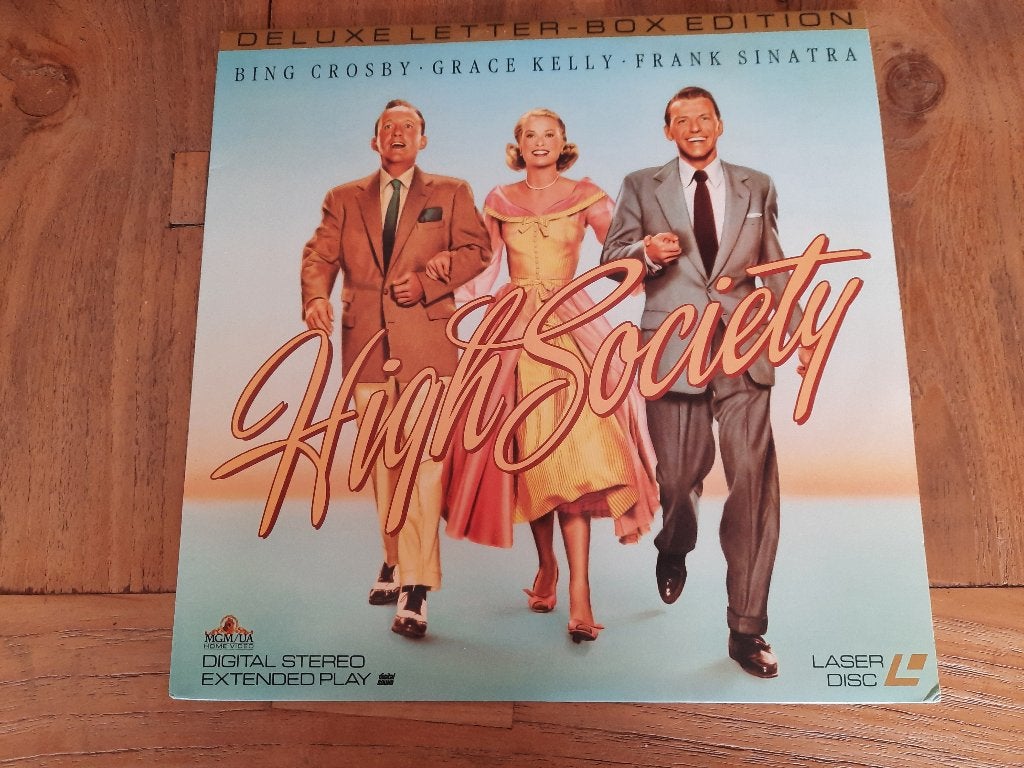 Film High Society - Boîte aux lettres Laser Disc Deluxe, Tous les âges, Enlèvement ou Envoi, Utilisé