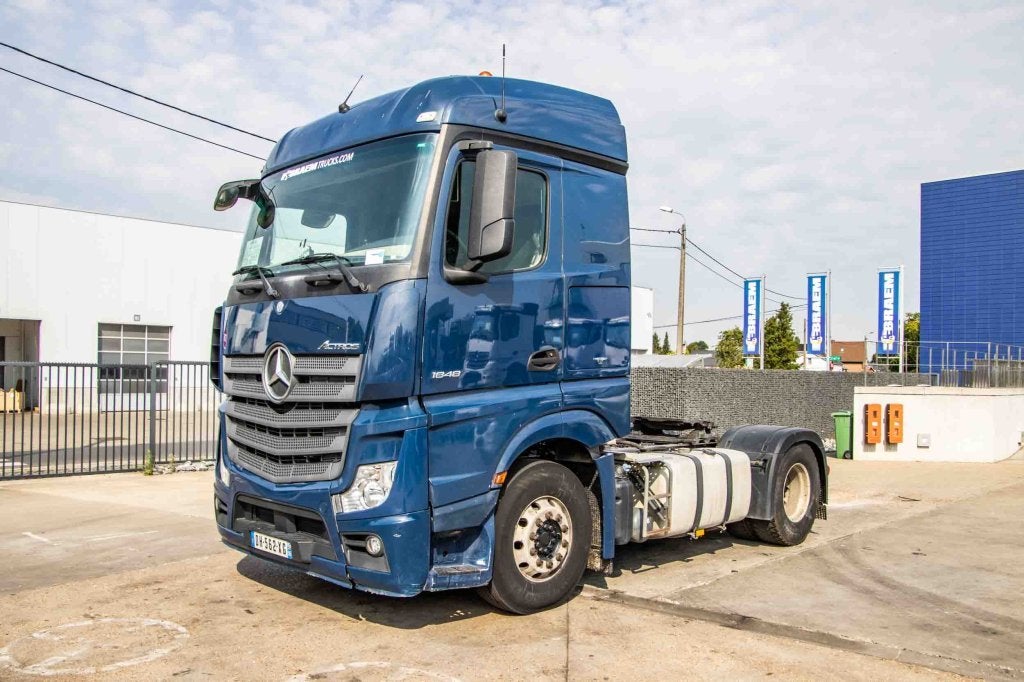 Mercedes-Benz ACTROS 1848 LS+E6+HYDR. (bj 2014), Auto's, Automaat, Achterwielaandrijving, Euro 6, Blauw