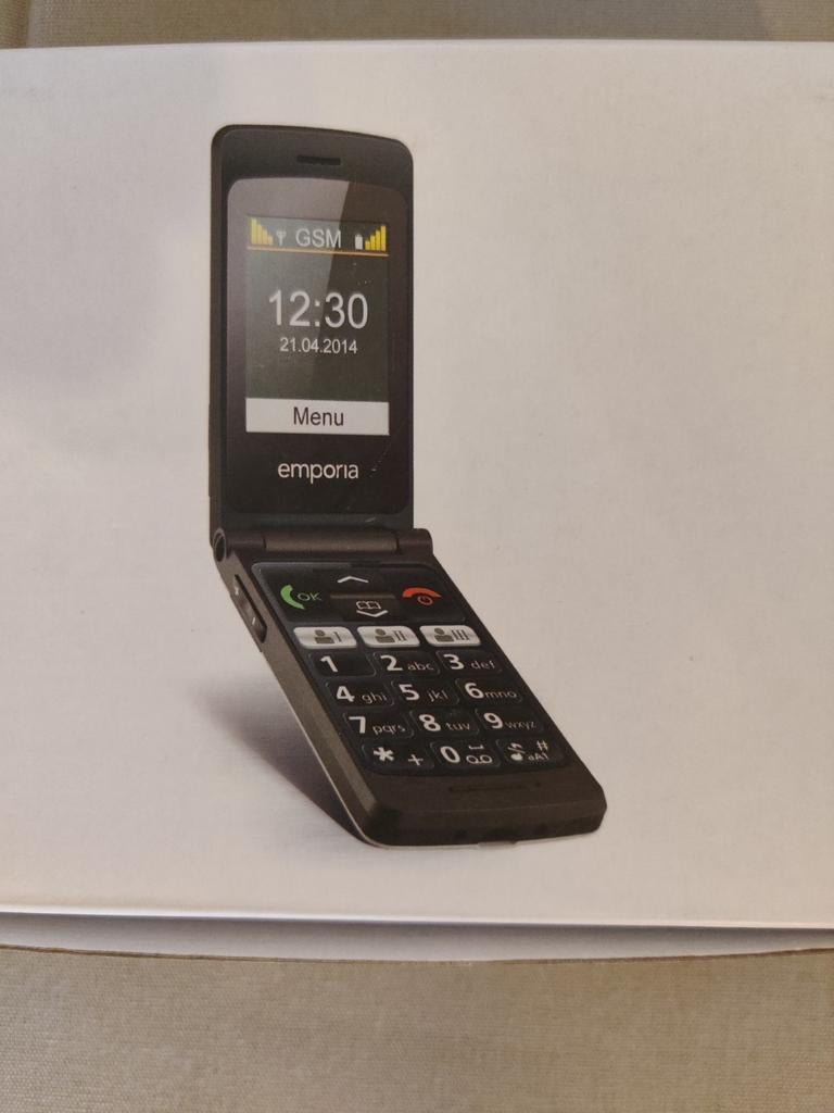 Senioren GSM Emporia FLIP basic, Ophalen, Overige kleuren, Fysiek toetsenbord, Inklapmodel