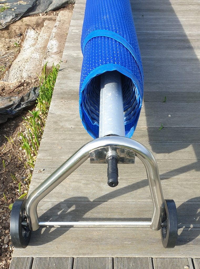 Afdekking voor het zwembad, Tuin en Terras, Ophalen, Gebruikt, Afdekzeil